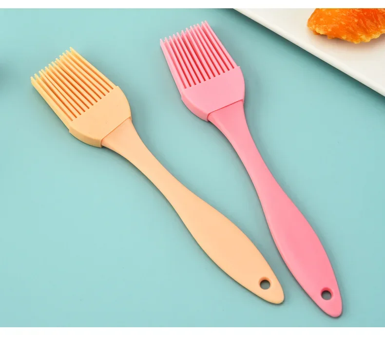 Silicone Oil Brush Barbecue Basting Brush Seasoning Sauce Cake Bread Butter Egg Heat Resistant Home Kitchen Baking Cooking Tools