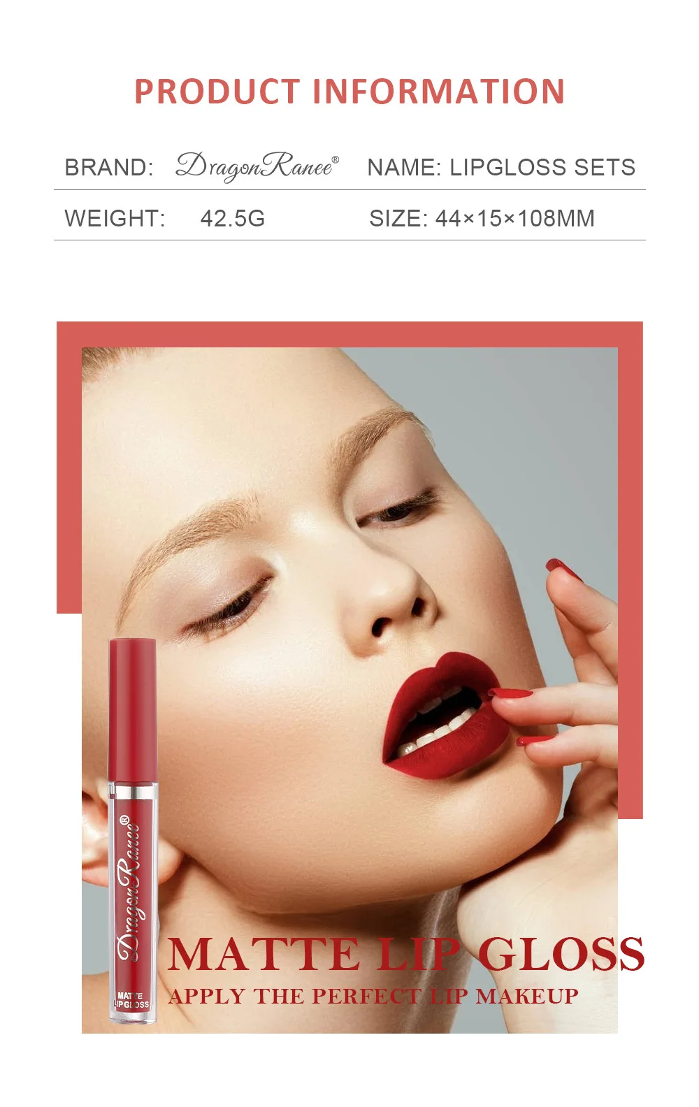 3 PCS Liquid Lipsticks Set Long Lasting Make Up For Women Korean Beauty Cosmetics Matte Lipsticks Waterproof Long lasting