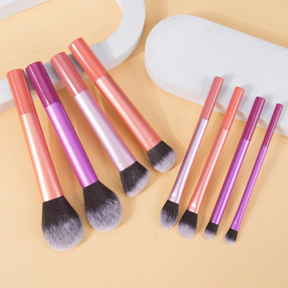 7/8pcs Makeup Brush Kit Soft Synthetic Hair Make Up Brushes Foundation Blush Eyeshadow Cosmetic Makeup Tools