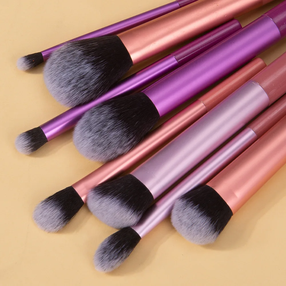 7/8pcs Makeup Brush Kit Soft Synthetic Hair Make Up Brushes Foundation Blush Eyeshadow Cosmetic Makeup Tools