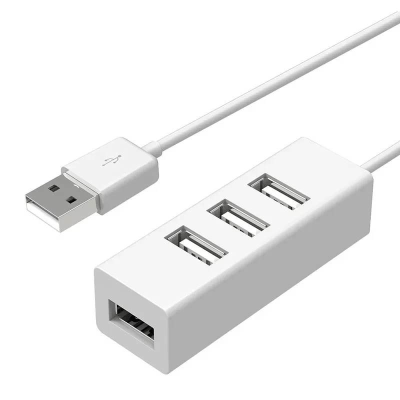 Hub USB 2.0 Multi Expander Hub USB Splitter Power Adapter High Speed 4 Port In One for PC Computer Accessories